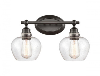 Amina Bath Vanity Light (3442|438-2W-BK-SDY)