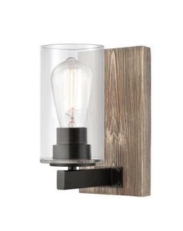 Diego - 1 Light - 5 inch - Matte Black - Sconce (3442|424-1W-BK-CL)