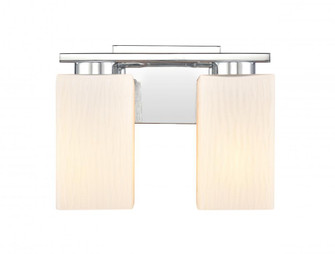 Juneau - 2 Light - 11 inch - Polished Chrome - Bath Vanity Light (3442|419-2W-PC-W-LED)