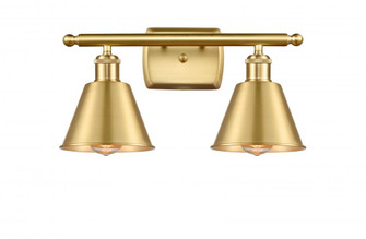 Smithfield - 2 Light - 17 inch - Satin Gold - Bath Vanity Light (3442|516-2W-SG-M8-LED)