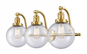 Beacon - 3 Light - 28 inch - Satin Gold - Adjustable Bath Vanity Light (3442|515-3W-SG-G204-8)