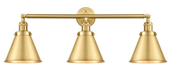 Appalachian - 3 Light - 32 inch - Satin Gold - Bath Vanity Light (3442|205-SG-M13-SG)