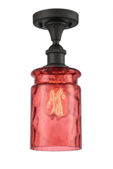 Candor 1 Light Semi-Flush Mount (3442|516-1C-OB-G352-RD-LED)