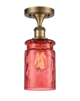 Candor 1 Light Semi-Flush Mount (3442|516-1C-BB-G352-RD-LED)