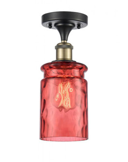 Candor 1 Light Semi-Flush Mount (3442|516-1C-BAB-G352-RD)