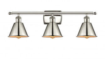 Smithfield - 3 Light - 27 inch - Polished Nickel - Bath Vanity Light (3442|516-3W-PN-M8-LED)