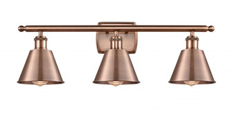 Smithfield - 3 Light - 27 inch - Antique Copper - Bath Vanity Light (3442|516-3W-AC-M8)