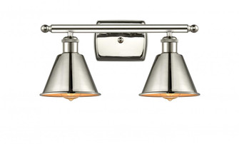 Smithfield - 2 Light - 17 inch - Polished Nickel - Bath Vanity Light (3442|516-2W-PN-M8-LED)
