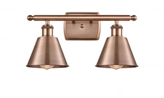 Smithfield - 2 Light - 17 inch - Antique Copper - Bath Vanity Light (3442|516-2W-AC-M8)