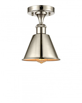 Smithfield - 1 Light - 7 inch - Polished Nickel - Semi-Flush Mount (3442|516-1C-PN-M8-LED)