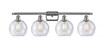 Athens - 4 Light - 38 inch - Polished Chrome - Bath Vanity Light (3442|516-4W-PC-G124-LED)