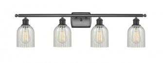Caledonia - 4 Light - 35 inch - Matte Black - Bath Vanity Light (3442|516-4W-BK-G2511-LED)
