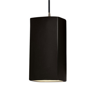 Rectangle Pendant (254|CER-6210-CRB-NCKL-BKCD)