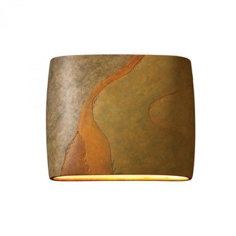 Wide ADA Outdoor LED Oval - Open Top & Bottom (254|CER-8855W-SLHY)