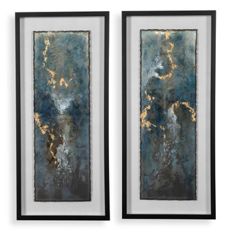 Uttermost Glimmering Agate Abstract Prints Set/2 (85|41434)