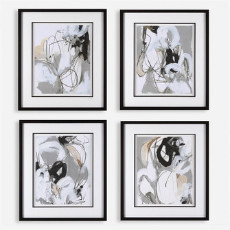 Uttermost Tangled Threads Abstract Framed Prints Set/4 (85|41419)