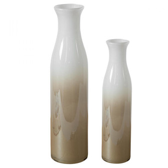 Uttermost Blur Ivory Beige Vases, S/2 (85|17977)