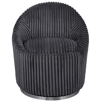Uttermost Crue Gray Fabric Swivel Chair (85|23599)