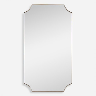 Uttermost Lennox Brass Scalloped Corner Mirror (85|09727)