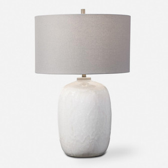 Uttermost Winterscape White Glaze Table Lamp (85|28390-1)