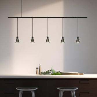 72'' 1-Tier Linear with Precise Suspended Cylinders w/Parasol Shades (107|SLS1283)