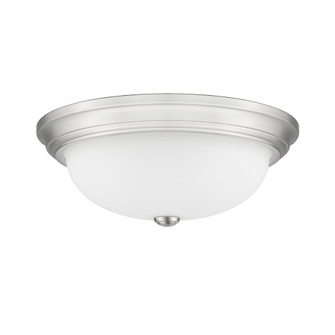 3-Light Flushmount Ceiling Light Brushed Nickel (670|4905-BN)