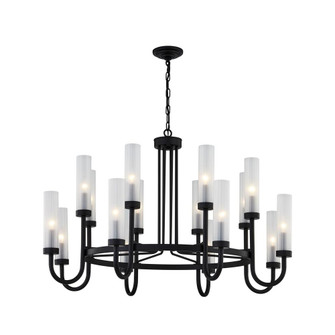 Anchor 42'' Chandelier (254|FSN-4345-CLFR-MBLK)