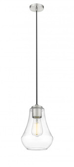 Fairfield - 1 Light - 7 inch - Brushed Satin Nickel - Cord hung - Mini Pendant (3442|490-1P-SN-G572-7)