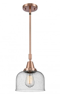 Bell - 1 Light - 8 inch - Antique Copper - Mini Pendant (3442|447-1S-AC-G74-LED)