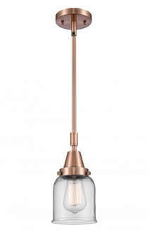 Bell - 1 Light - 5 inch - Antique Copper - Mini Pendant (3442|447-1S-AC-G52-LED)
