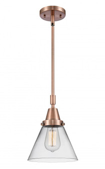 Cone - 1 Light - 8 inch - Antique Copper - Mini Pendant (3442|447-1S-AC-G42)