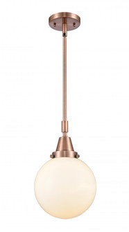 Beacon - 1 Light - 8 inch - Antique Copper - Mini Pendant (3442|447-1S-AC-G201-8-LED)