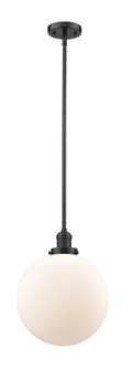 Beacon - 1 Light - 12 inch - Oil Rubbed Bronze - Stem Hung - Mini Pendant (3442|201S-OB-G201-12)