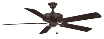 Edgewood 60 inch Indoor/Outdoor Ceiling Fan - Dark Bronze with Dark Walnut blades (90|FP9060DZW)