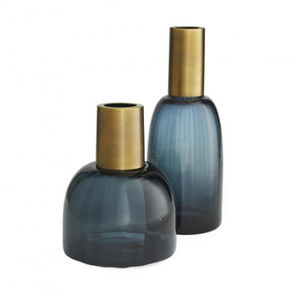 Huff Vases, Set of 2 (314|4868)