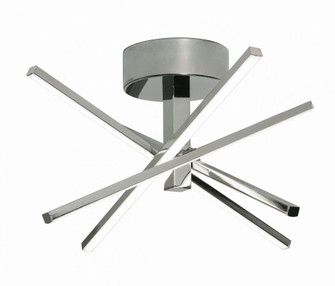 Jaxx Flushmount LED 26W - Polished Chrome - White (1|JAXF1515L30D1PC)