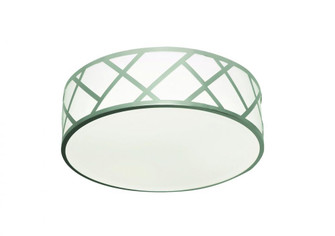 Haven 17'' LED Flushmount - 30W 120-277V - Satin Nickel (1|HVNF17LAJUDSN)