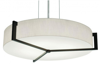 Apex 21'' LED Pendant - Espresso Finish - Jute Shade (1|APP1932LAJUDES-JT)