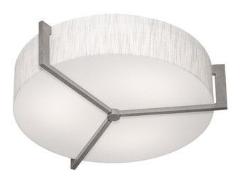 Apex 17'' LED Ceiling - Weathered Grey Finish - Jute Shade (1|APF1524LAJUDWG-JT)