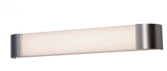 Allen - Vanity Light Fixture - 2Ft. - Satin Nickel Finish - White Acrylic Shade (1|ALNV280520LAJD2SN)