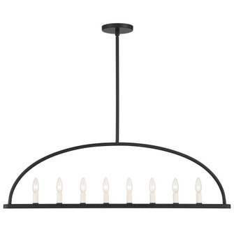 Abbott 42'' Black Linear Chandelier (205|ABB-3007-BK)