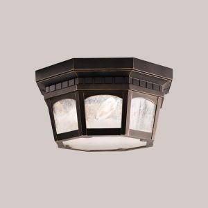 Courtyard 2 Light Flush Mount Rubbed Bronze (10687|9538RZ)