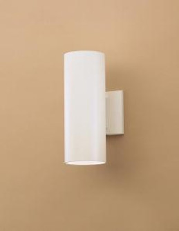 Cylinder 12'' Wall Light White (10687|9244WH)