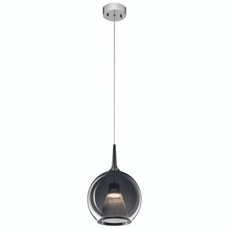 Zin 1 Light Round LED Mini Pendant Chrome (10687|84021)
