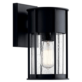 Camillo 11'' 1 Light Wall Light with Clear Seeded Glass Black (10687|59079BKT)