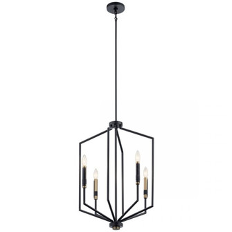 Large Foyer Pendant 4Lt (10687|52351BK)