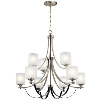 Tula™ 9 Light Chandelier Brushed Nickel (10687|52277NI)