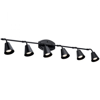Sylvia 6 Light Rail Light Black (10687|52130BK)