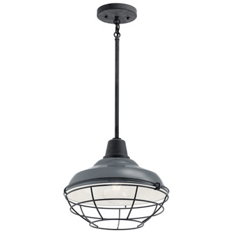 Pier™ 1 Light 12'' Convertible Pendant Gloss Grey (10687|49992GG)