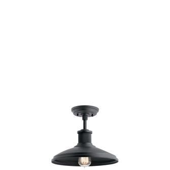 Allenbury 12'' 1 Light Outdoor Convertible Pendant Light with Textured Black (10687|49982BKT)